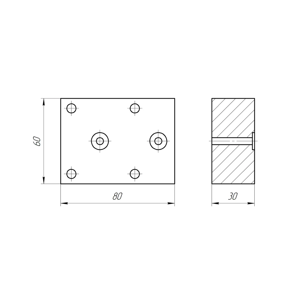 Пластина проставочная
